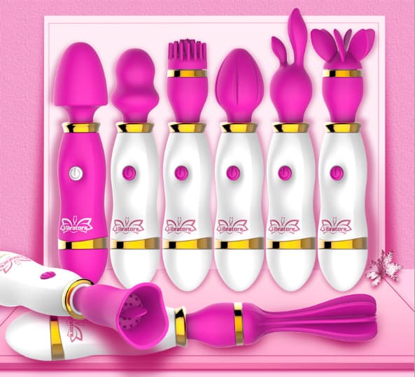 Vibrating AV Wand Sexual Tool Tongue Licking Female Masturbator Electric Device Adult Sex Toys Factory Wholesale