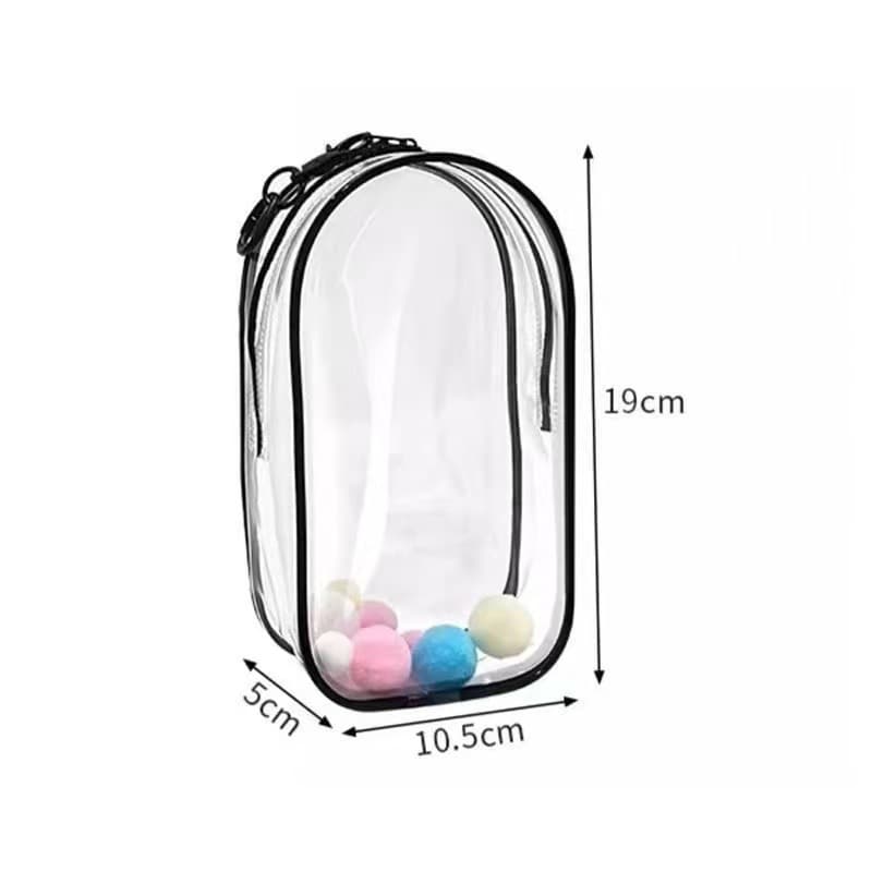 19cm labubu Bubble Mart Baby Bag PVC Highly Transparent Three-dimensional Baby Bag Figure Blind Box Display Box Data