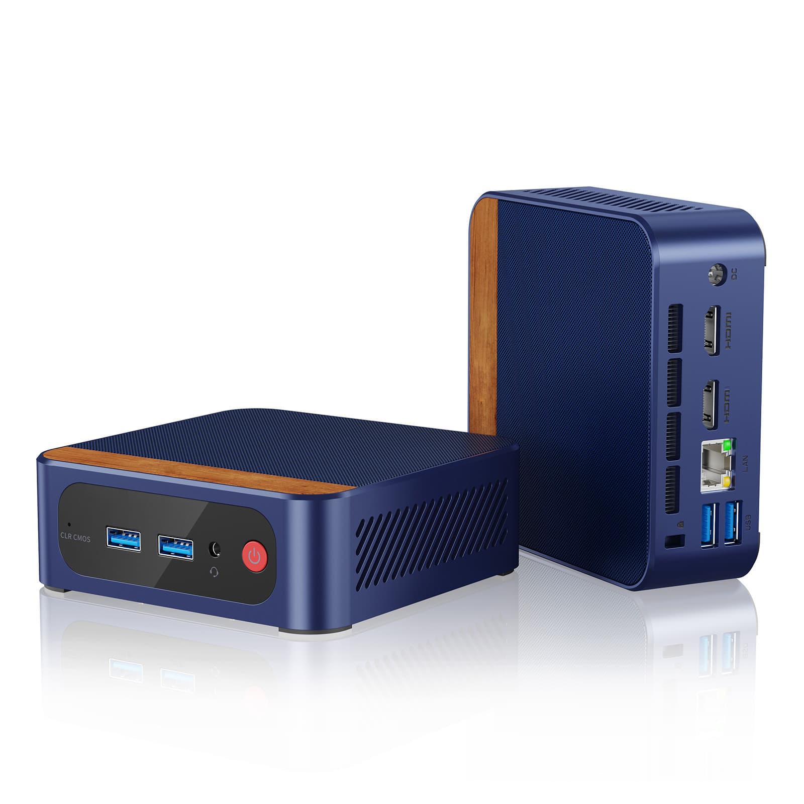 Dual-GPU 4K Mini PC, 12th Gen N100, N150, Lightweight Portable Office Computer, Educational Cloud Terminal Mini PC