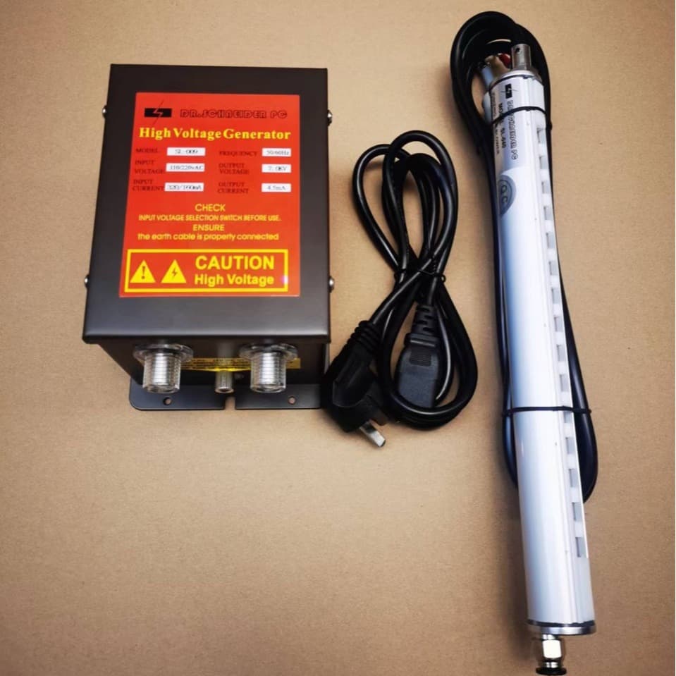 Industrial FS-009 Static Eliminator Ion Aluminum Bar High-voltage Generator 5.6/7.0kV Air Curtain ST-403A