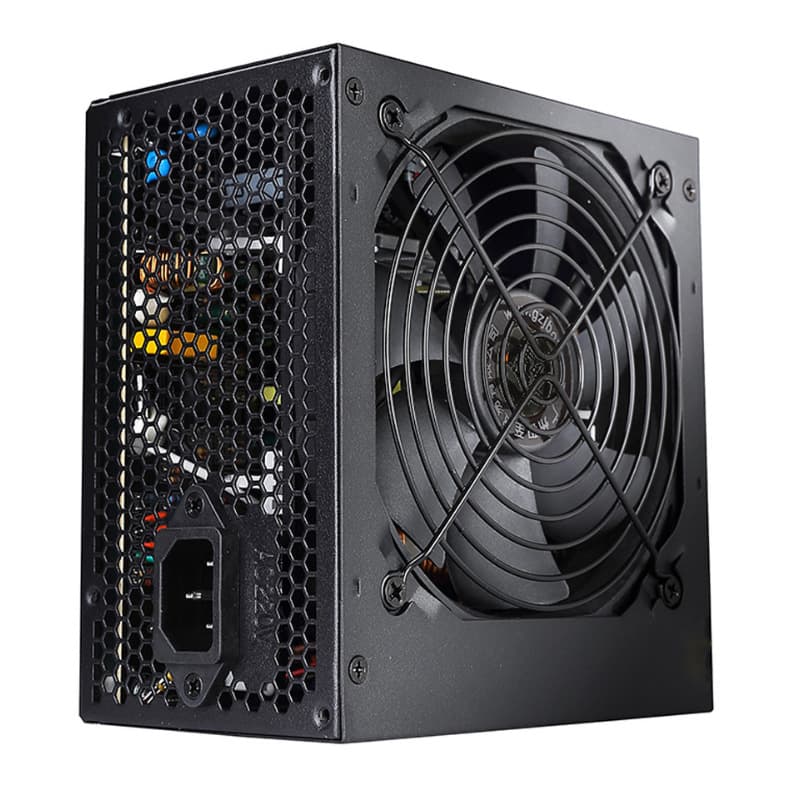 Juebai 700WS Desktop Computer Power Supply, Rated 600W, Quiet, Dual 6Pin GPU Power, Desktop PC Power Supply