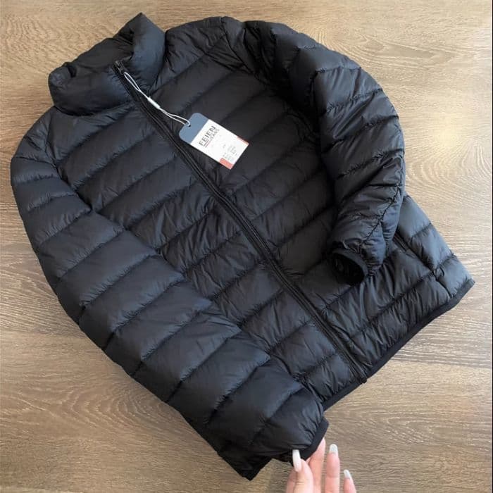 Men's Winter Cotton-Padded Jacket Autumn/Winter Lightweight Down Cotton-Padded Stand Collar Hooded Cropped Youth Casual Parkas