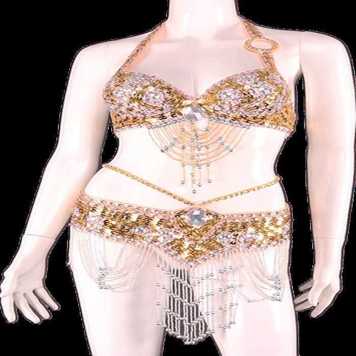 Sexy High-End Belly Dance Ruyi Bra Set 2023 New Indian Dance Performance Costume Adult Outfit Set