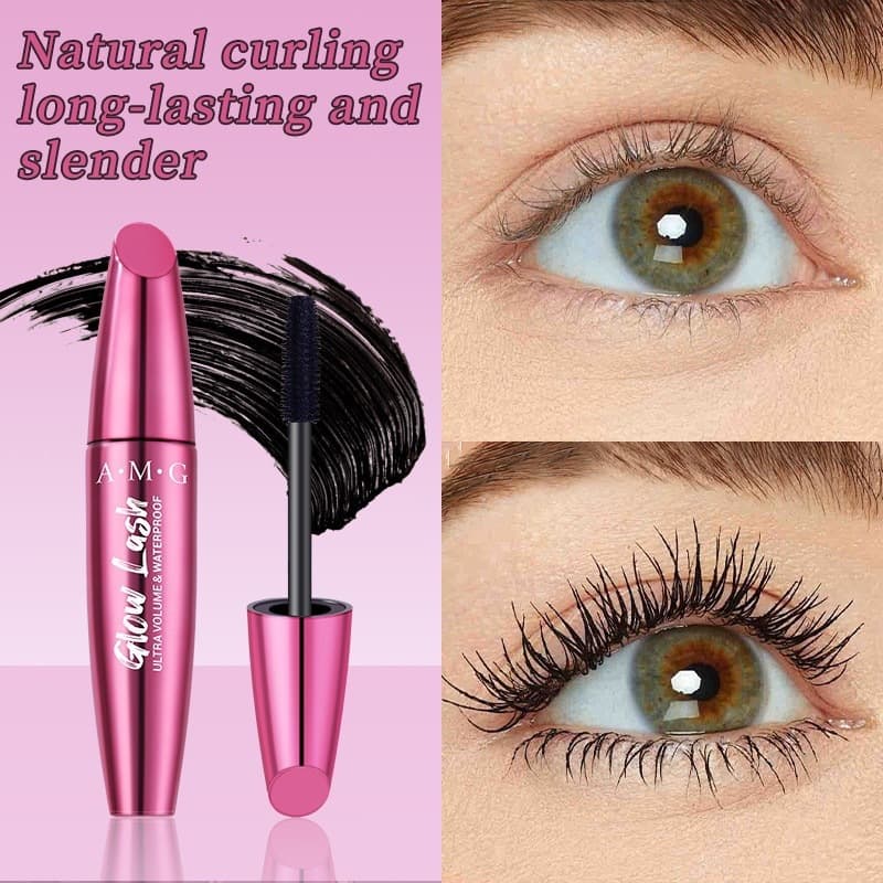 AMG Makeup Powder Tube Mascara, Curly, Long, Thick, Not Easy to Smudge, Wholesale Mascara Waterproof and Sweatproof
