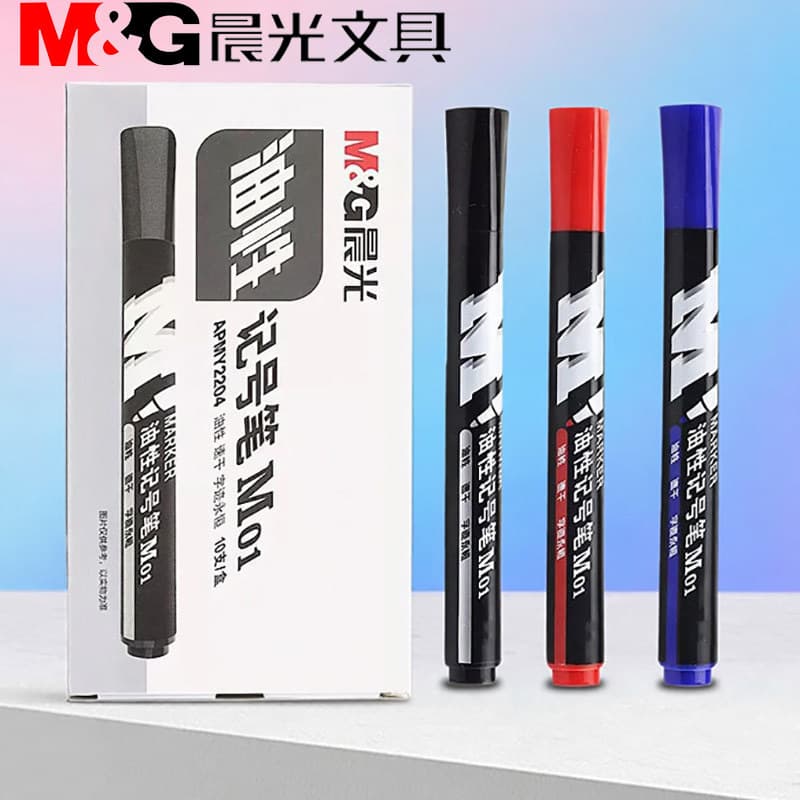 Chen.Guang Y2204 marker M01 oily large-head marker marker marker logistics express pen thick-head marker pen