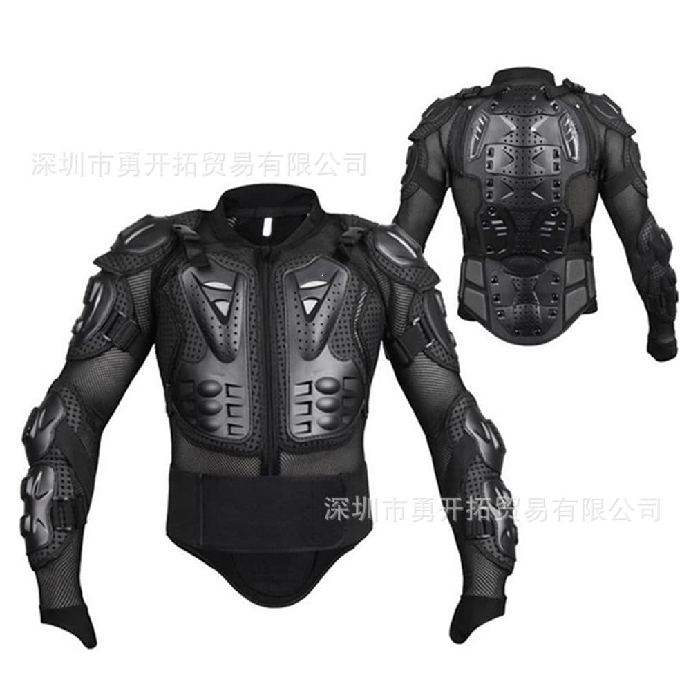 Off-road motorcycle armor bicycle off-road armor outdoor protective clothing protective jacket red black