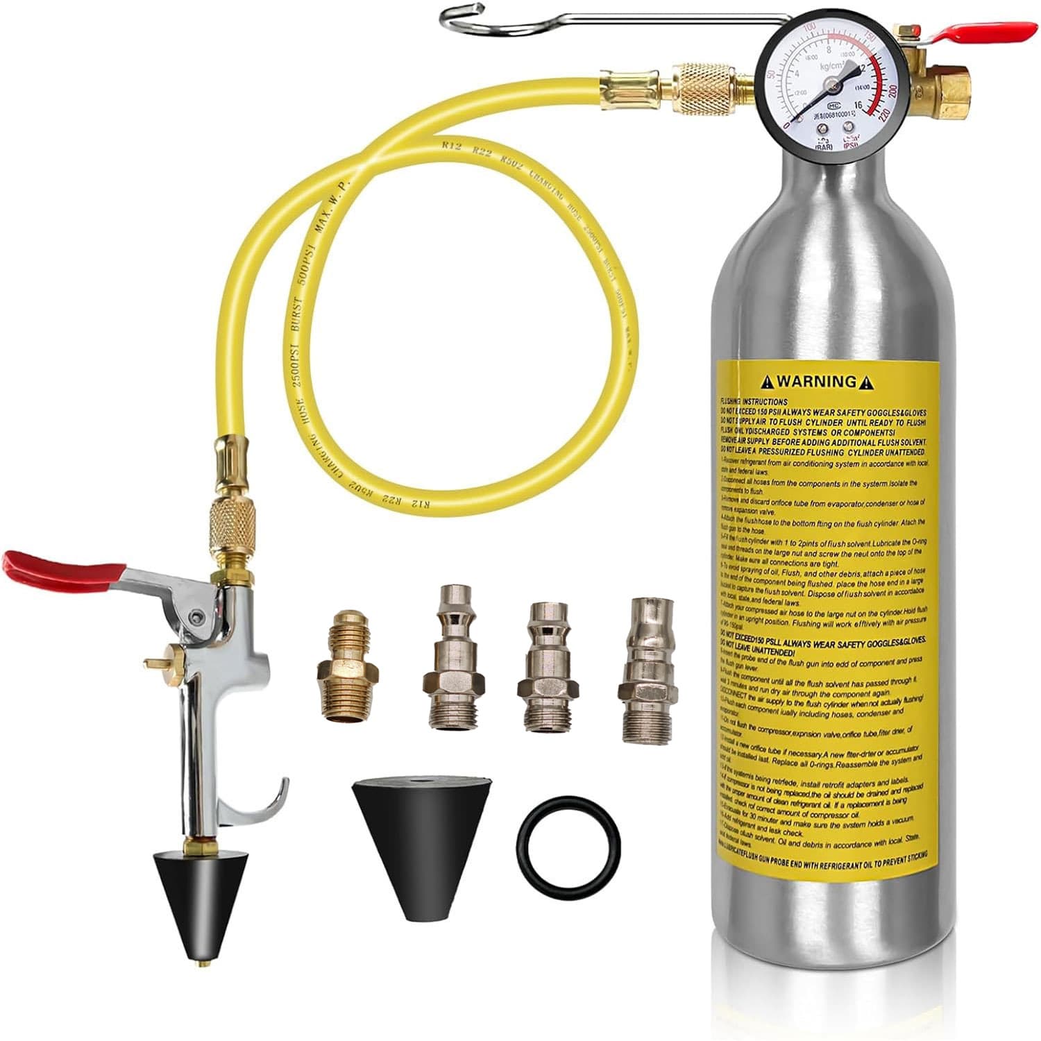 Cross-border Car Air Conditioning Pipe Cleaning Tool Refrigerant Line No-disassembly Cleaner Hanging Bottle Tool