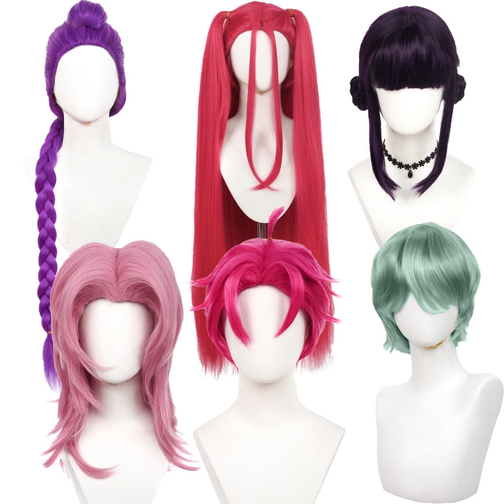 Amazon Skpop witch hunter group Mira cos wig Zoe Rumi Gou silk top anime wig