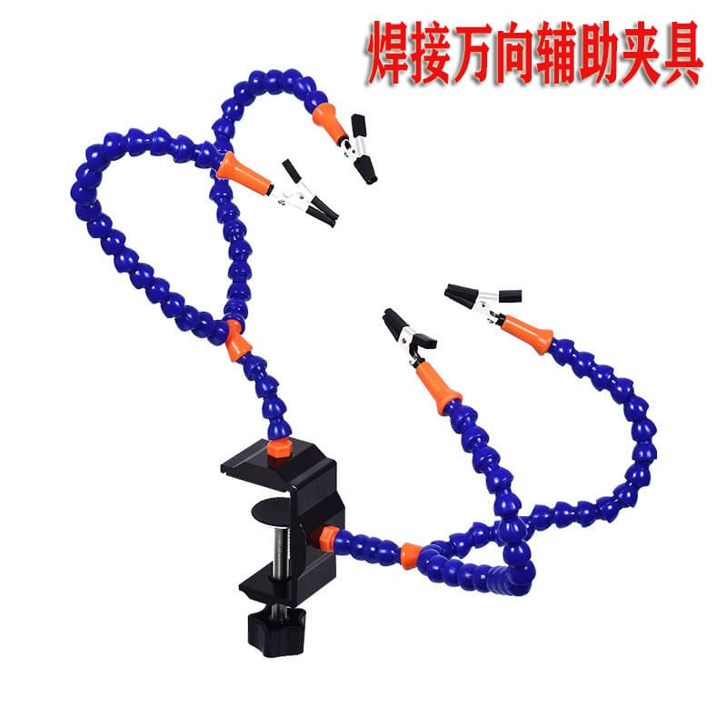 Welding universal auxiliary table fixture 4-claw pcb circuit board holder tool welding table electronic repair workbench