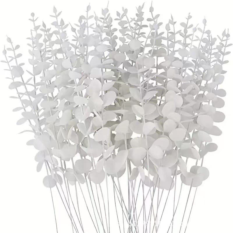Artificial Flowers Simulation Gold Eucalyptus Extra Large Dried Flowers Plastic Home Decor Props Greenery Ornaments Craft Wholesale