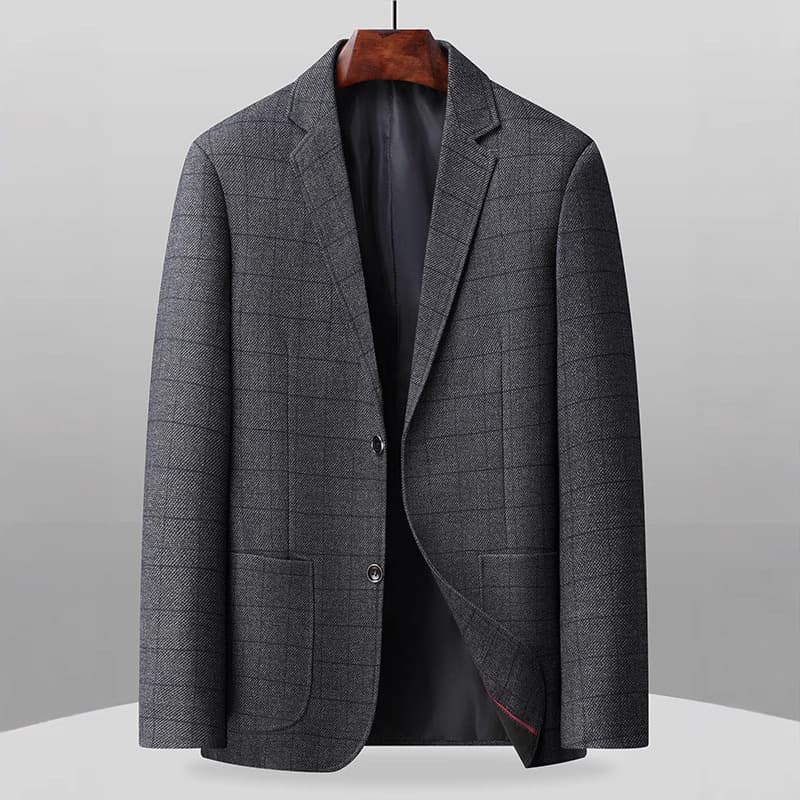 Men's thin spring new suit men middle-aged dad suit jacket business casual jacket gentleman