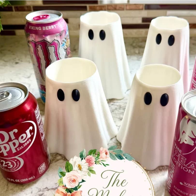 Bestselling Halloween Ghost Can Holder 3D Halloween Ghost Can Rack for Home Decor