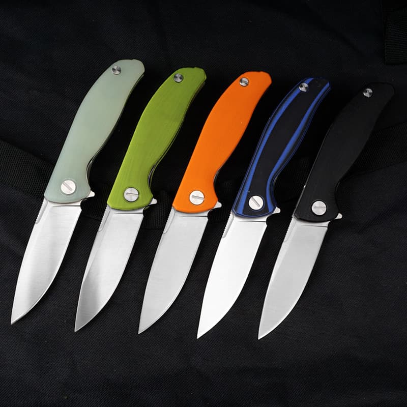 G10 Handle Folding Knife Outdoor Knife Portable Knife Bearing Ball System Camping Knife Tactical Knife Factory Wholesale
