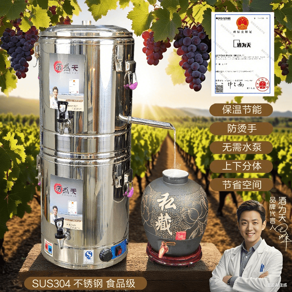 Free Shipping: Home Automatic Distiller, Brewing Equipment, Hydrosol Machine, Self-brewing White Spirit Maker, and Distillation Unit