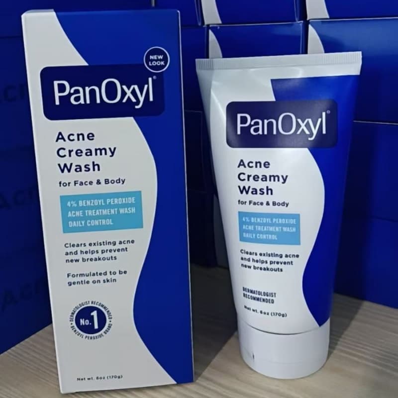 New US Version PanOxyl 10% Acne Foaming Face Wash 4% New Benzoyl Peroxide Amino Acid Oil Control