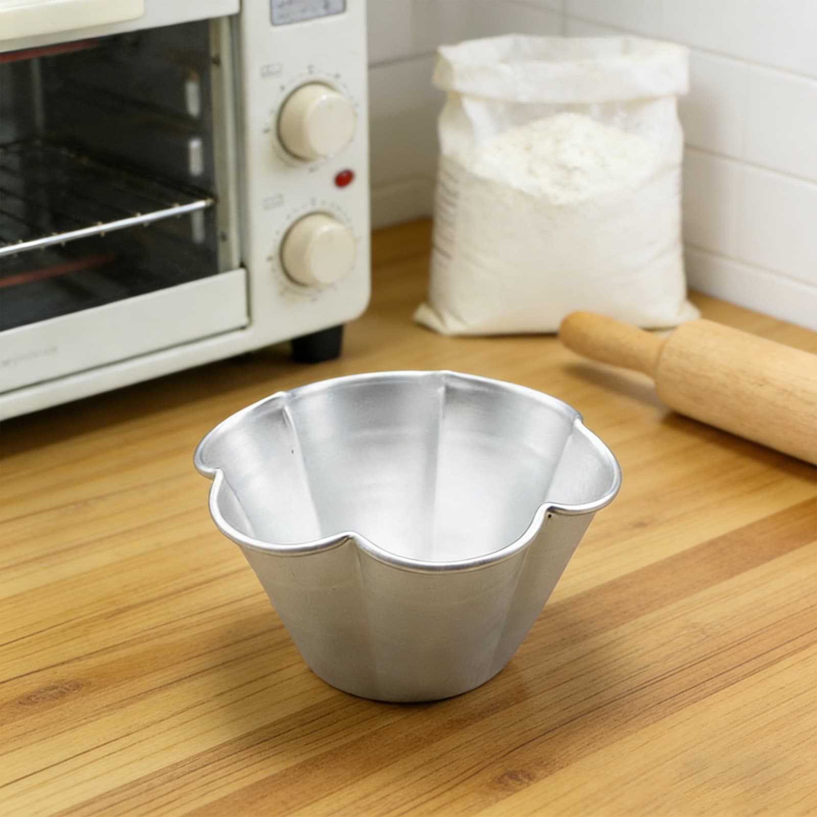 Aluminum Alloy C25 Flower Shape Baking Mold Bread Cake Mold Creative Pudding Jelly Mold Baking Tool Factory