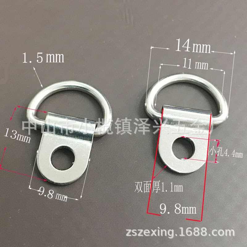 Wholesale photo frame triangle hooks and hangers, luggage hanging rings and buckles, fixed adapter buckles, triangular pull ring buckles