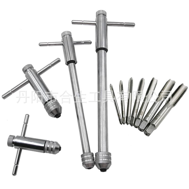 Cross-border M3-M8 Adjustable Ratchet Hand Tap Wrench, M5-M12 Extended Tap Forward/Reverse Tapping Accessories