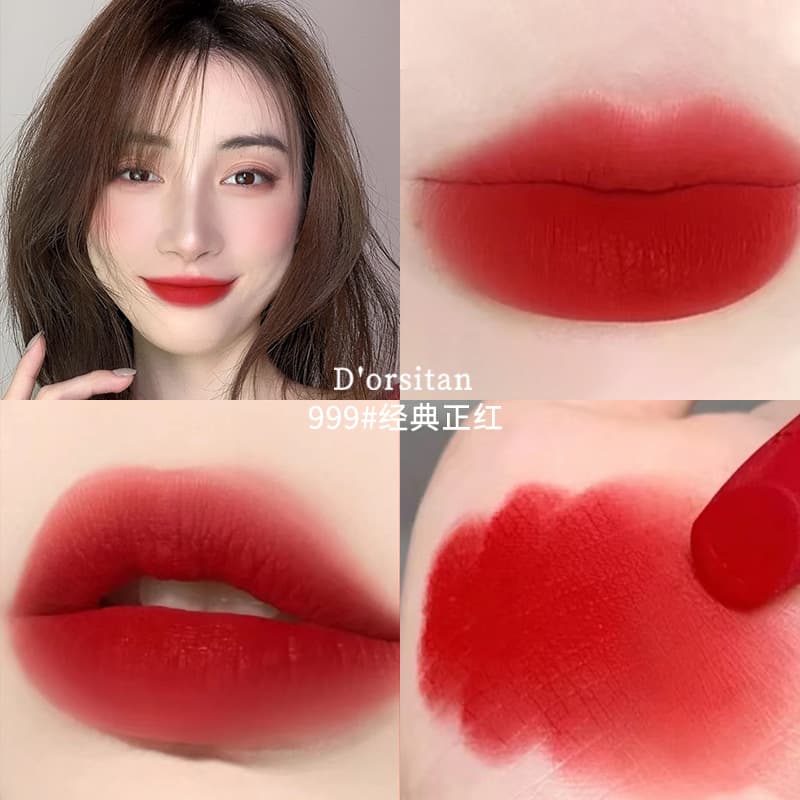 D'orsitan Lipstick 999 Moisturizing Matte 888 Velvet Lipstick True Red 520 Soft Moisture