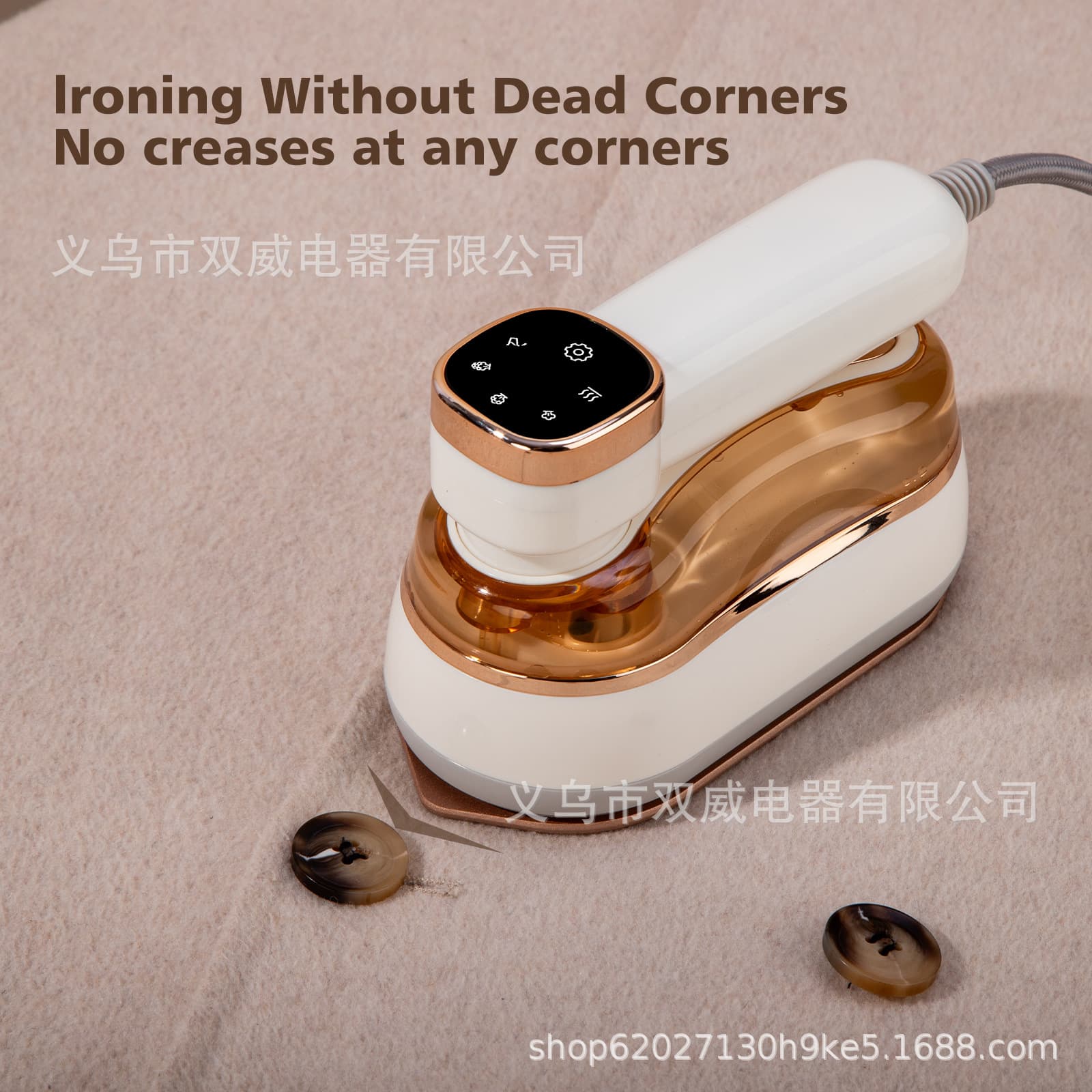 Cross-border Digital Display Handheld Steam Iron Garment Steamer High Power Ironing Machine for Dormitory Home Use