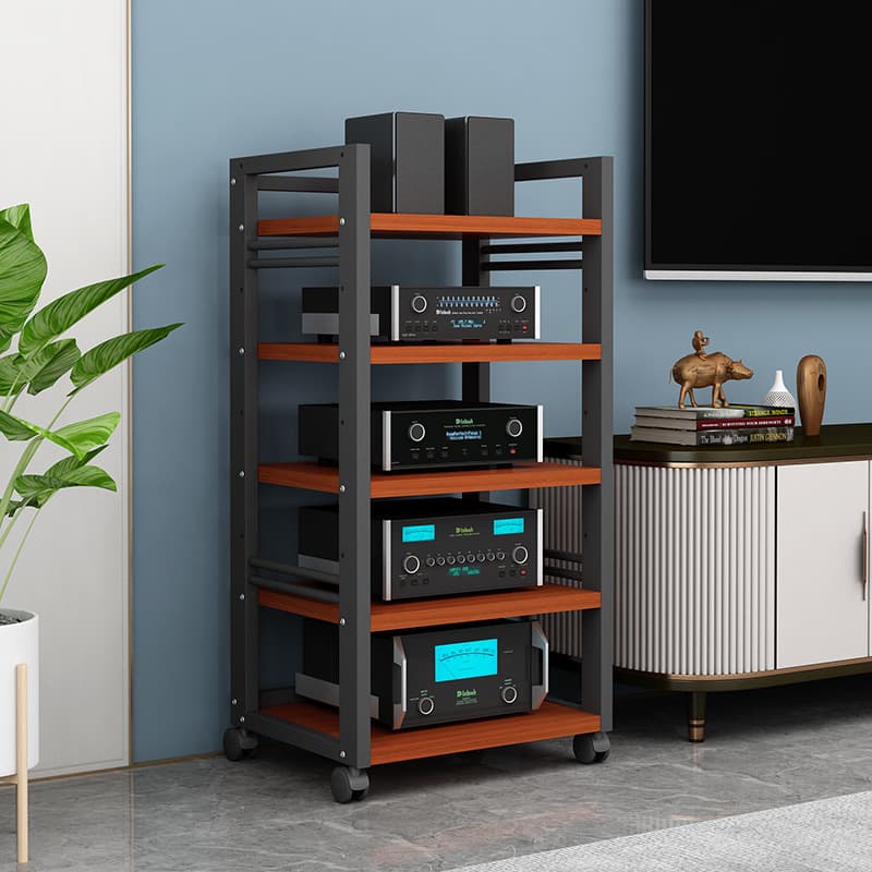[50cm long] Multi-layer amplifier rack for tube amplifiers, CD players, and high-fidelity audio equipment, suitable for home theaters.