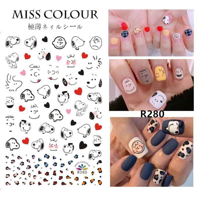 Hyuna's Same Style Nail Stickers, Summer Colorful Fruit Patches, Fresh Plants, Cute 3D Jewelry Stickers