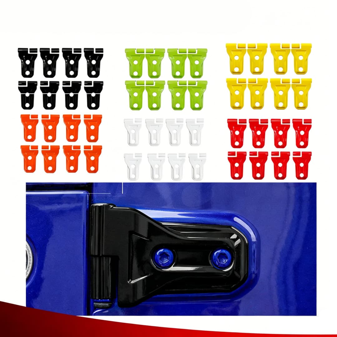 ABS Door Hinge Trim Cover for Jeep Wrangler 2018-2024 Models