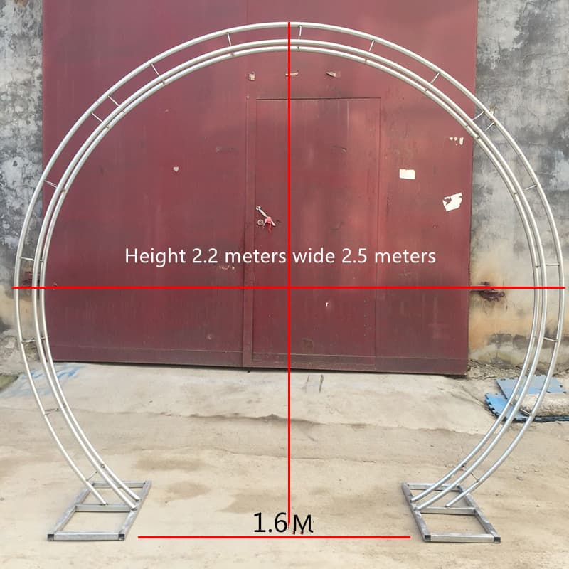 New Style Round Arch Flower Arch Floral Arch for Export Wedding Decoration Prop Road Guide Stage Ornament