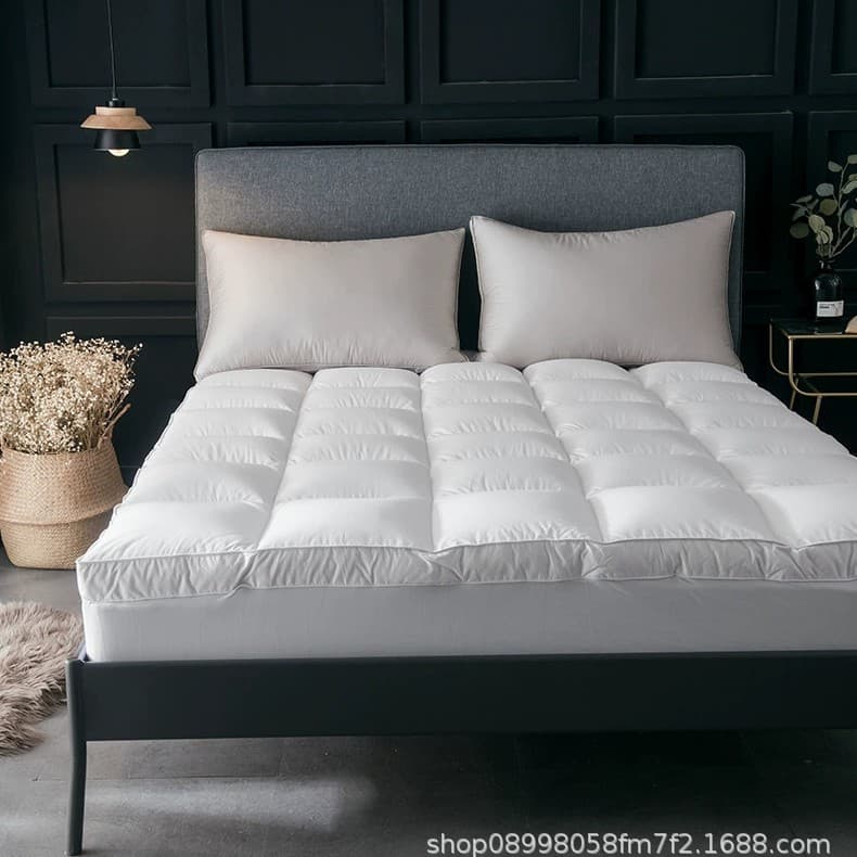 Factory Processing for Export to Europe, America, Middle East Cross-Border 5CM 8CM 10CM 14CM All-Cotton Fabric Down Feather Mattress