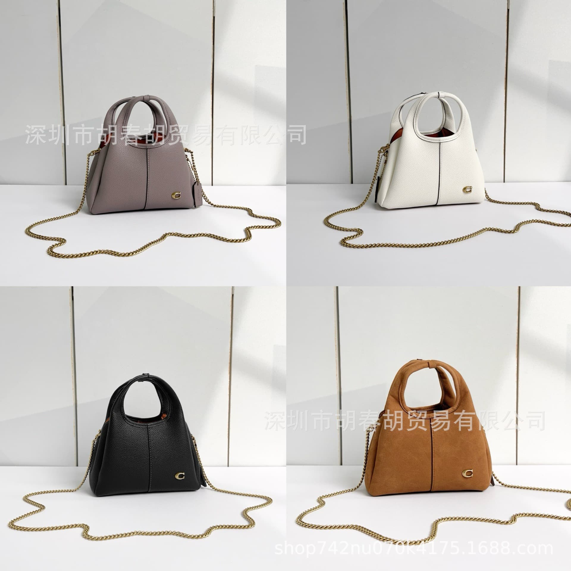 C-House New Mini Basket Bag Suede LANA No. 19 Chain Bucket Bag Handheld Crossbody Women's Bag for Cross-Border