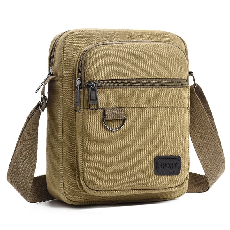 New storage bag single shoulder advanced electrician bag casual canvas versatile trendy multifunctional men's bag men's crossbody bag