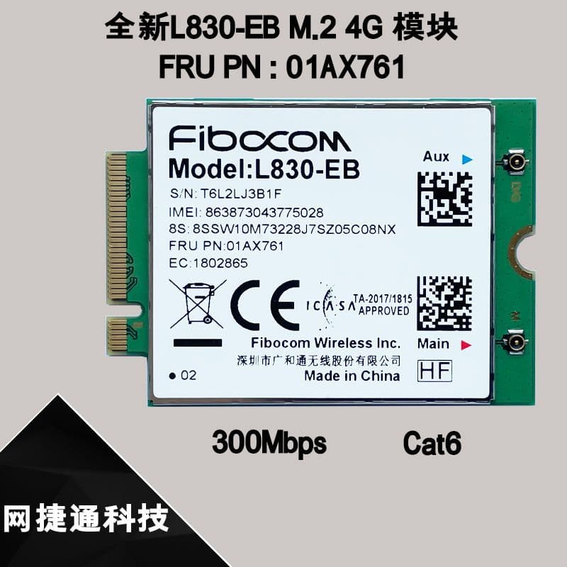 Compatible with ThinkPad L830-EB 01AX761 X390 X280 T480 P52S T490 4G