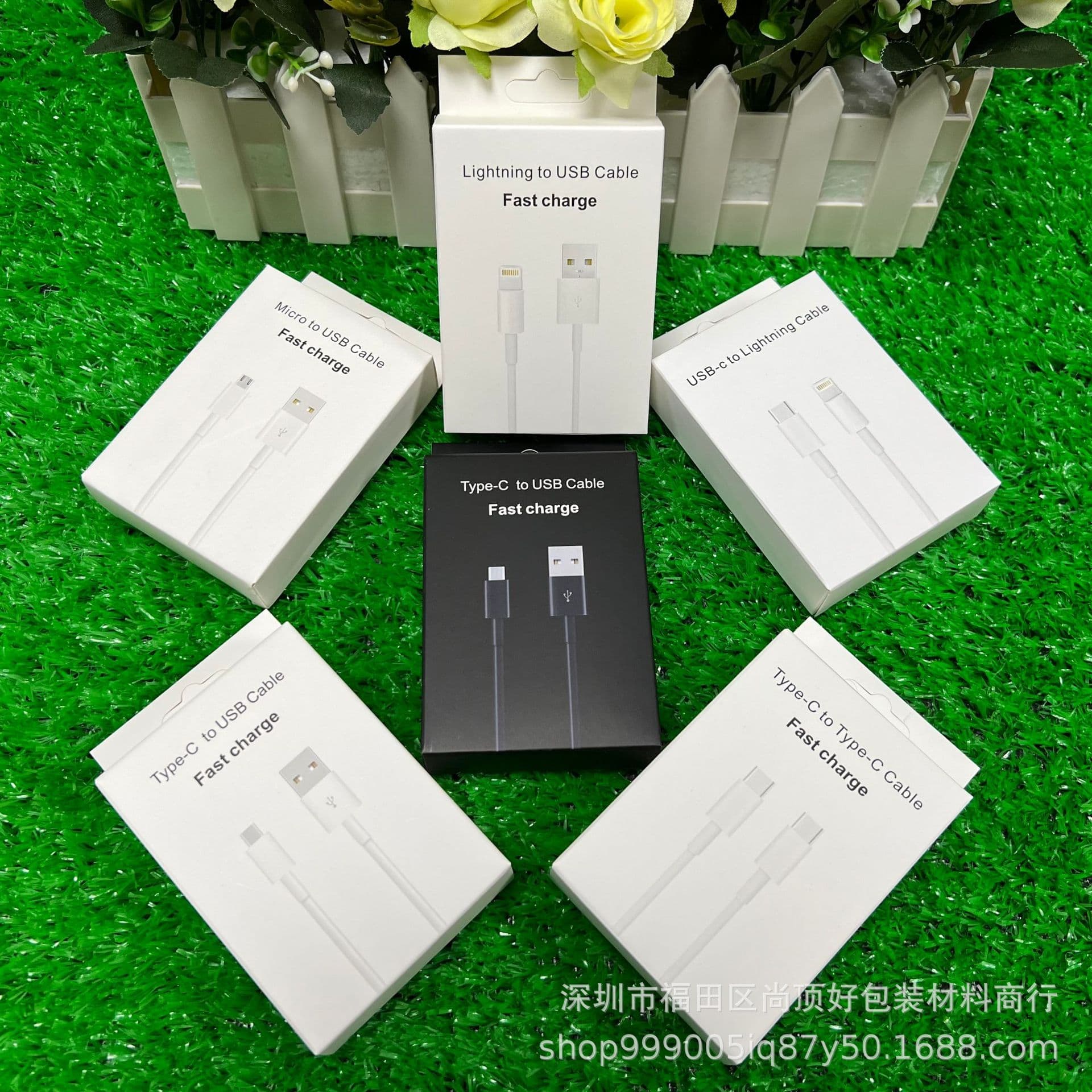 Neutral data cable packaging box, suitable for V8/ip/Type-C/dual Type-C/PD data cable packaging boxes