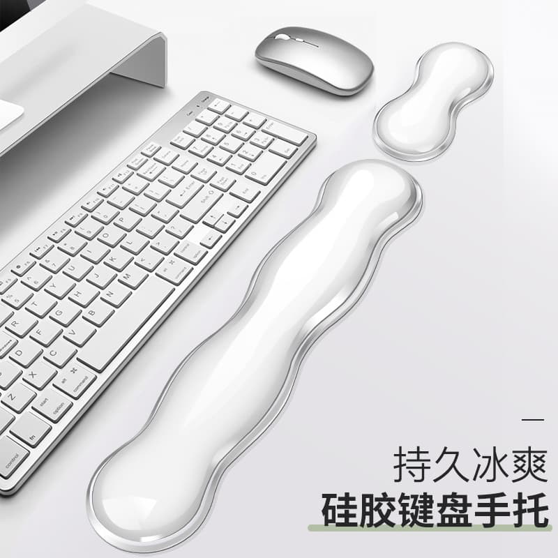 Factory Direct Mechanical Keyboard Wrist Rest Office Wrist Pad Silicone Cool Transparent Wholesale Mouse Wrist Rest Amazon