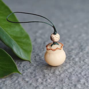 Bodhi Root Money Bag Keychain 2025 New Style Couple Accessory Car Key Pendant Phone Chain Decorative Craft