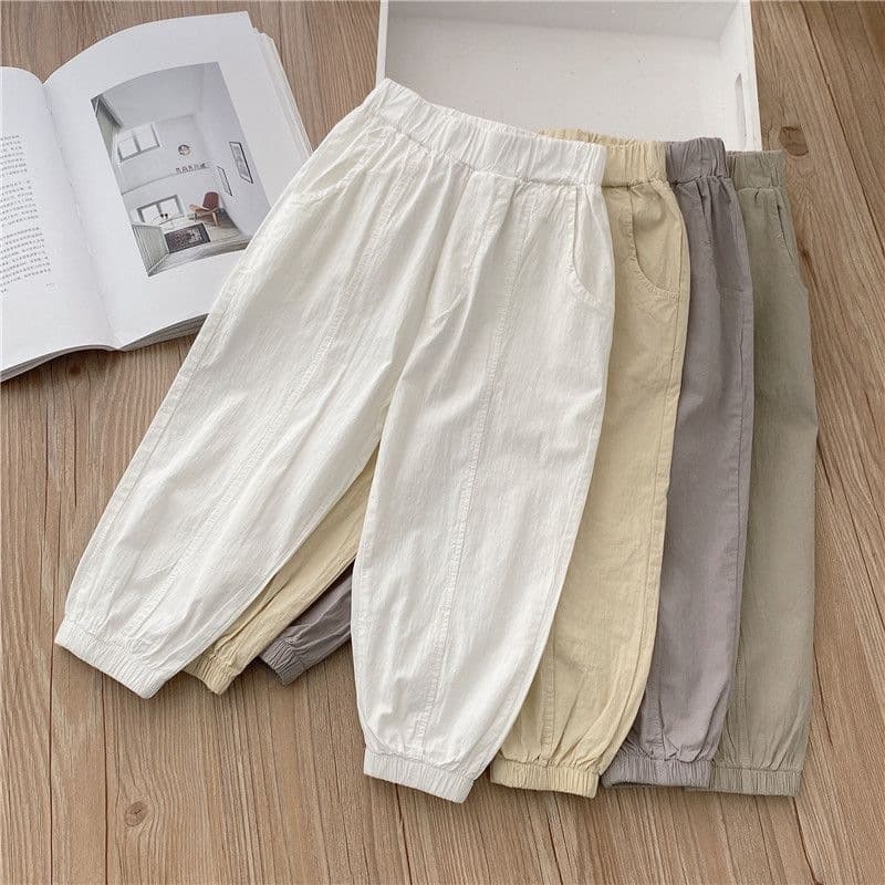 Boys Summer Mosquito Repellent Pants Thin Cotton Pants Boys Long Pants Girls Casual Pants Baby Toddler Jogger Pants Trend