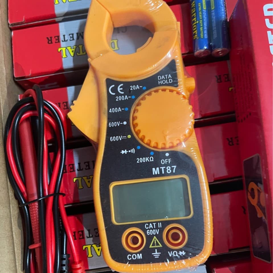 MT87 Multifunctional Clamp Multimeter Clamp Current Meter Voltage Meter Clamp Meter Digital Display Clamp Meter