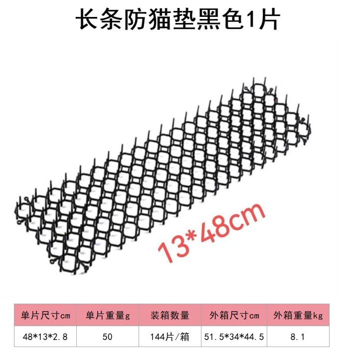 Manufacturer Anti-Cat Mat for Balcony, Plastic Pet Cat Deterrent Net, Garden Plant Cat Repellent Net for Export
