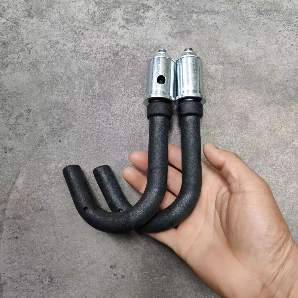 Aluminum Alloy Telescoping Lift Straight Ladder, Thickened Hook Cable Hook, Insulated Ladder with Anti-Slip Hooks
