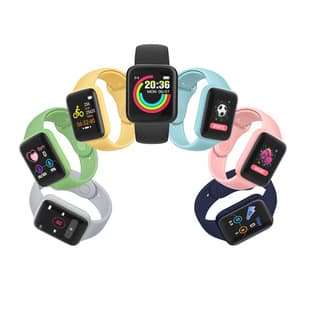 Y68 Macaron Smart Bracelet D20 Macaron Cross-border New Heart Rate Blood Pressure Multifunctional Bluetooth Watch