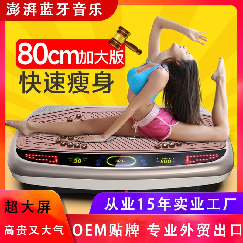 Vibration Fitness Machine for Weight Loss, Body Shaping, Large Size, High Power Gym Equipment for Men