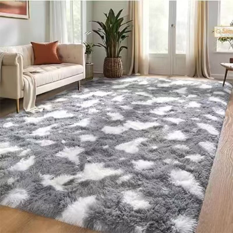 Cross-border Nordic living room modern coffee table blanket bedroom cute full bedside blanket tatami floor mat carpet can be customized