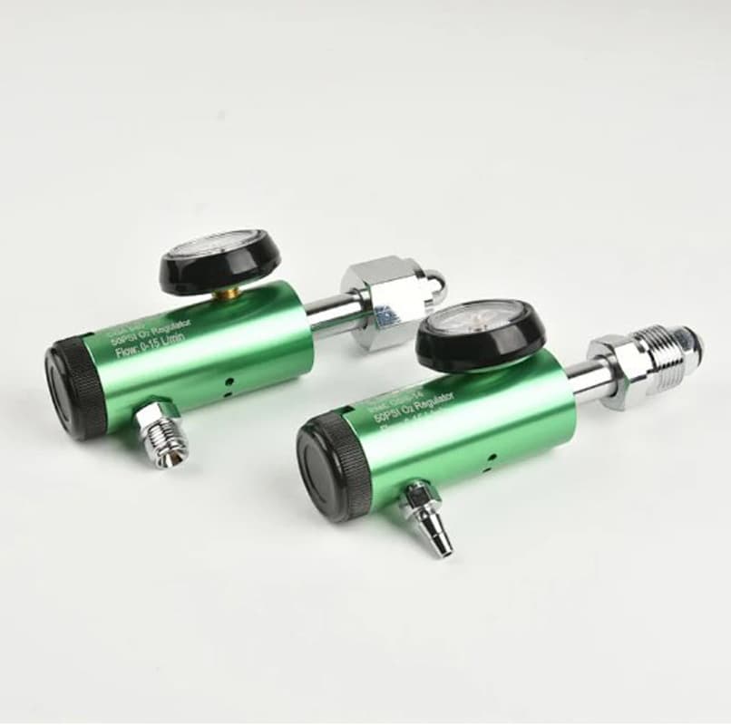 Medical oxygen regulator CGA870 oxygen pressure reducer oxygen bottle regulating valve oxygen flow regulating flow valve