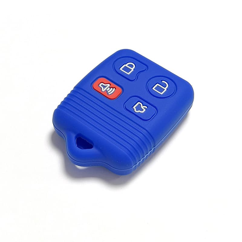 Cross-border stock silicone car key case for Ford old Escape Raptor smart 4-button remote key