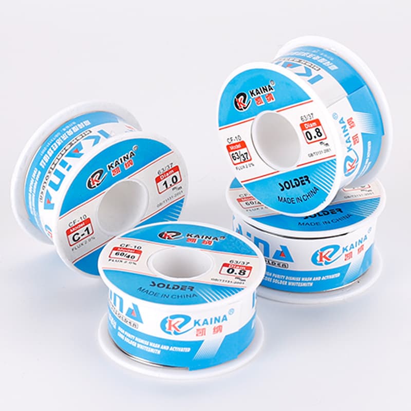 Factory Direct High Purity High Brightness 63/37, Cardboard Type Solder Wire 0.8MM 1.0MM