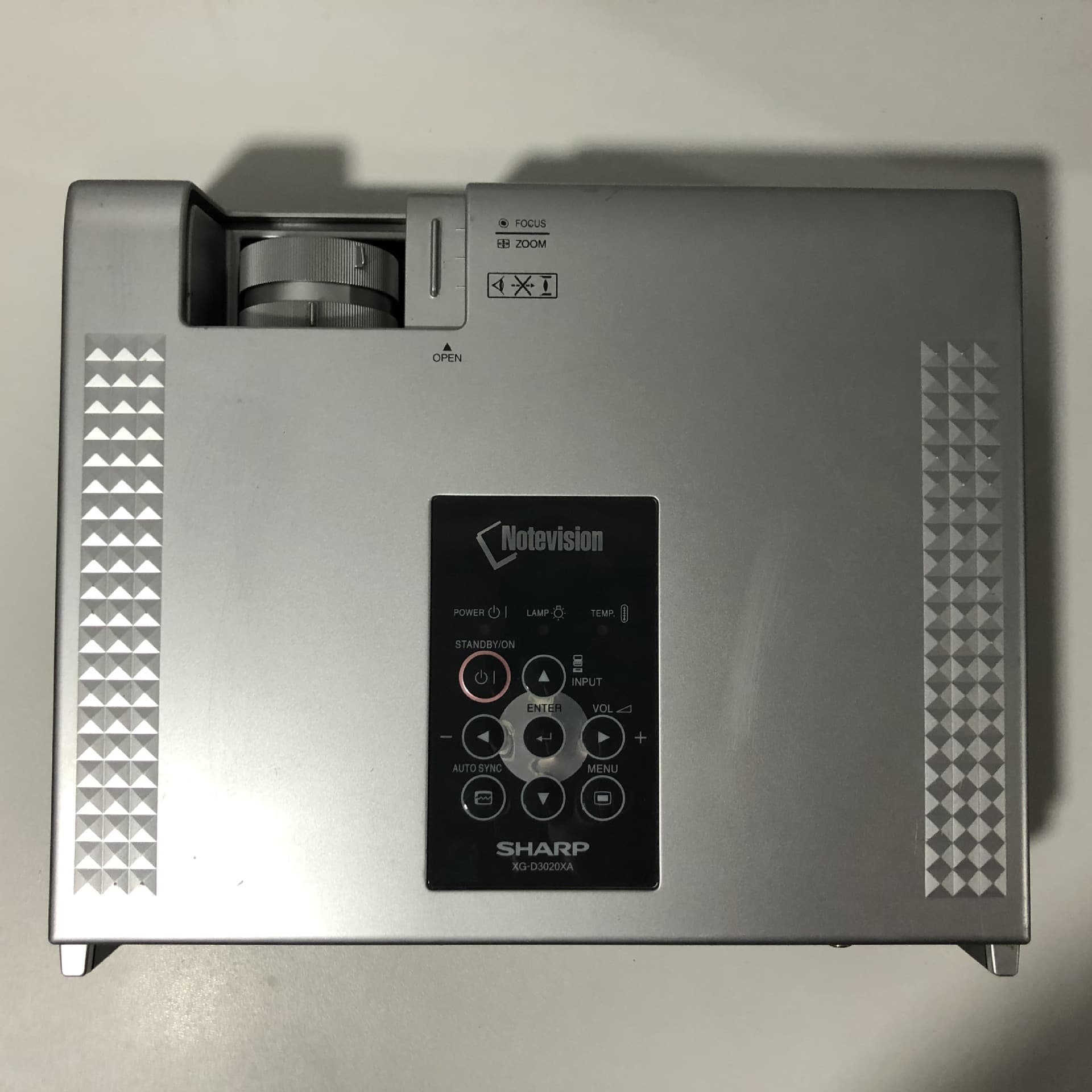 Used Sharp XG-D3020XA projector, high-definition, portable projector for home, office, education, business meetings.