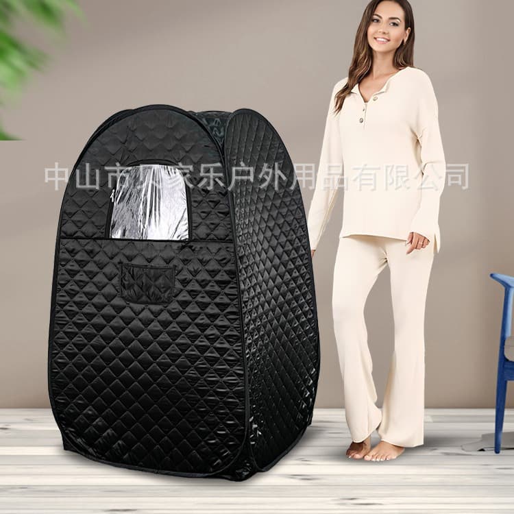 New Cross-border Home Steam Sauna Box with Thickened and Elevated Design, Portable Foldable Sauna Room