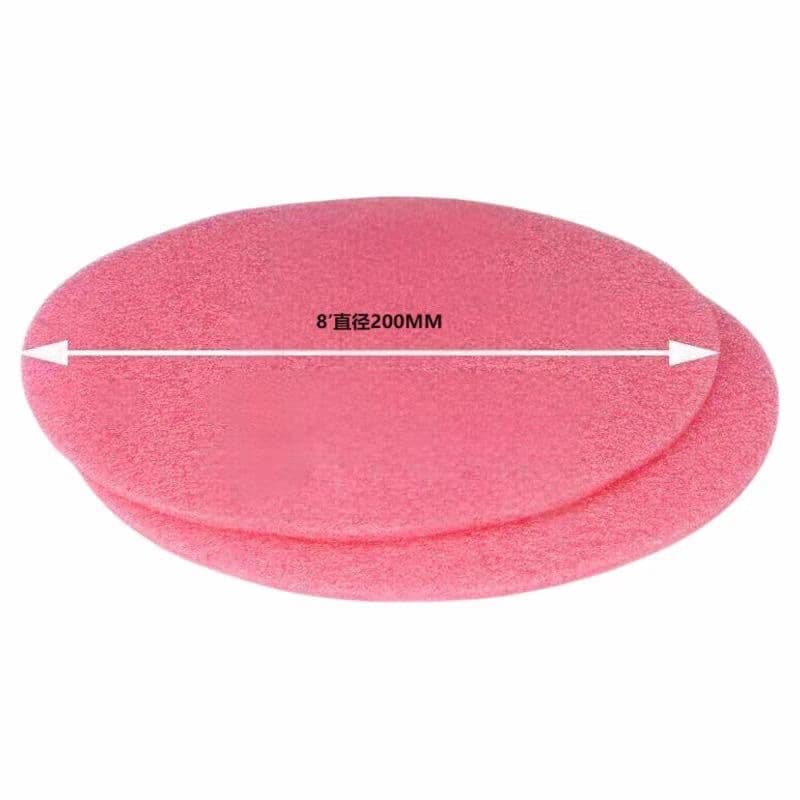 Anti-static sponge, pearl foam round pads, grain core anti-collision pads, silicon wafer buffer pads, round box gaskets