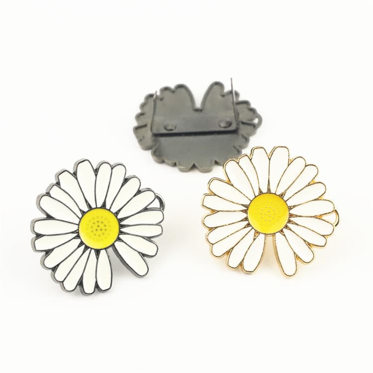 Luggage and Handbag Hardware Accessories, Clothing Accessories, Shoe Buckles, Small Daisy Handmade DIY, Sunflower Decorative Buckles