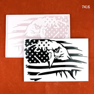 Bald Eagle Wall Hanging Epoxy Mold DIY Wall Decoration Square USA Flag Eagle Hanger Silicone Mold